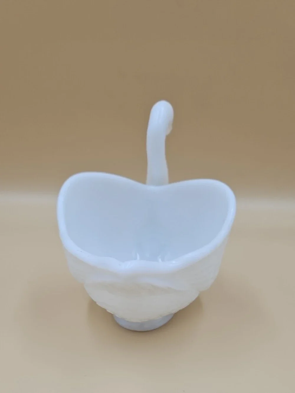 White Swan Milk Glass Bowl